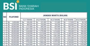 KUR BSI Syariah 2023. Cara, Syarat & Tabel Angsuran • Krediblog