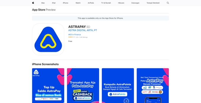 download astrapay apple ios