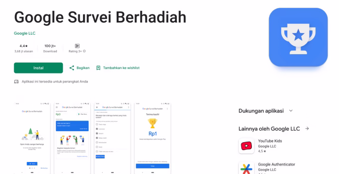 aplikasi penghasil uang resmi dari pemerintah google opinion rewards