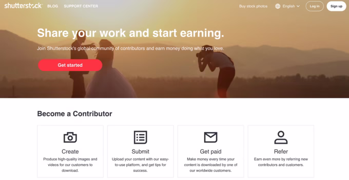 cara daftar jadi shutterstock contributor